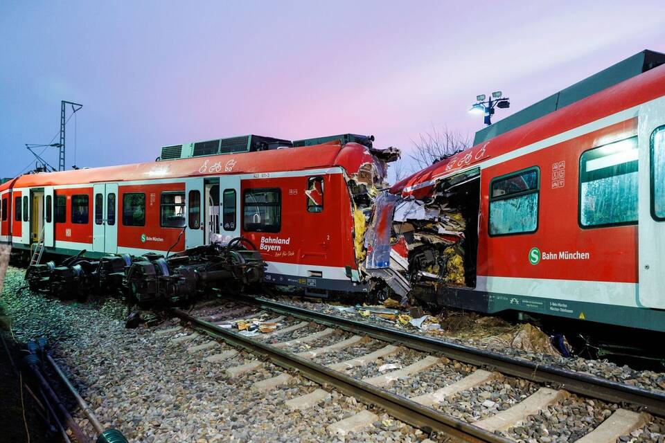 Zusammenstoß von Münchner S-Bahnen Zusammenstoß von Münchner S-Bahnen