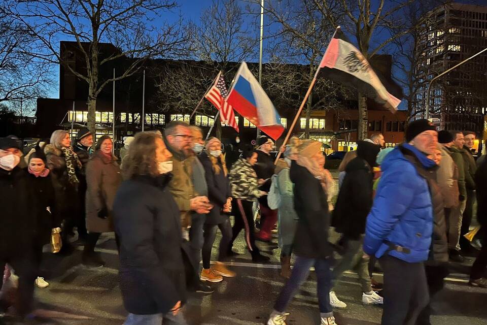 Coronavirus - Demonstration gegen die Corona-Regeln