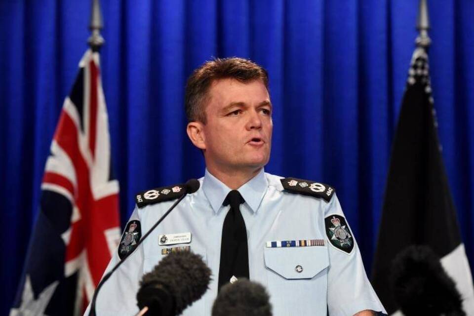 Australiens Polizeichef Andrew Colvin Australiens Polizeichef Andrew Colvin