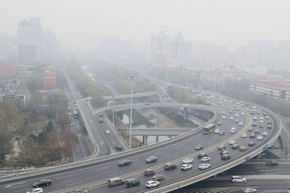 Starker Smog in Peking Starker Smog in Peking