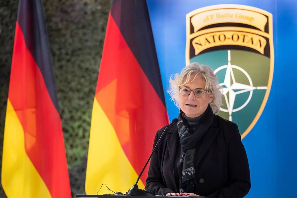 Bundesverteidigungsministerin Lambrecht