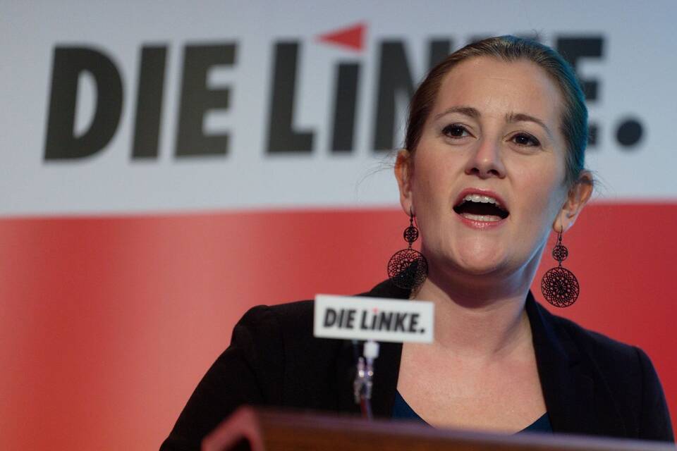 Linken-Politikerin Janine Wissler Linken-Politikerin Janine Wissler