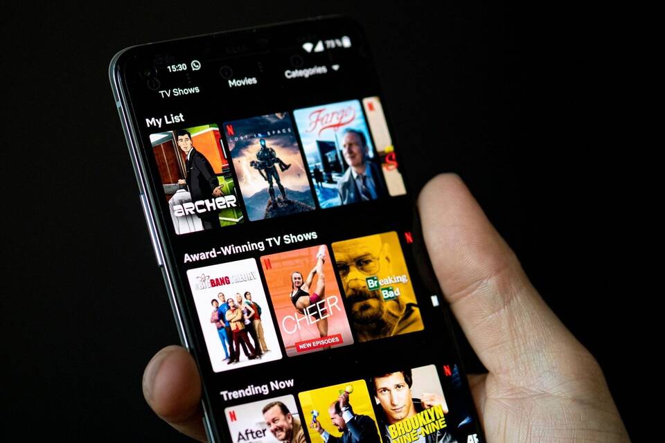 Netflix auf Smartphone
