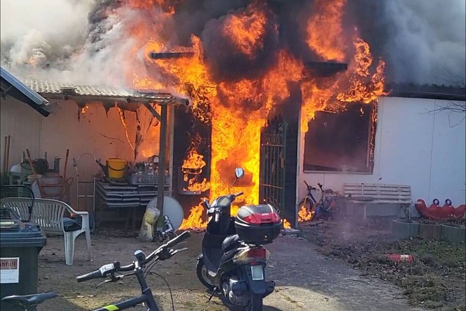 Explosion in Vereinsheim Explosion in Vereinsheim