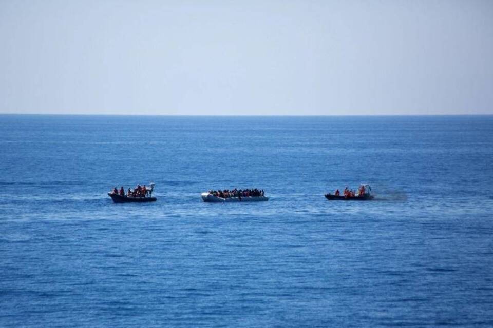Flüchtlinge im Mittelmeer