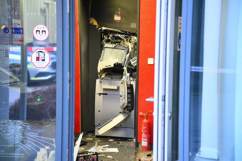 Geldautomat gesprengt