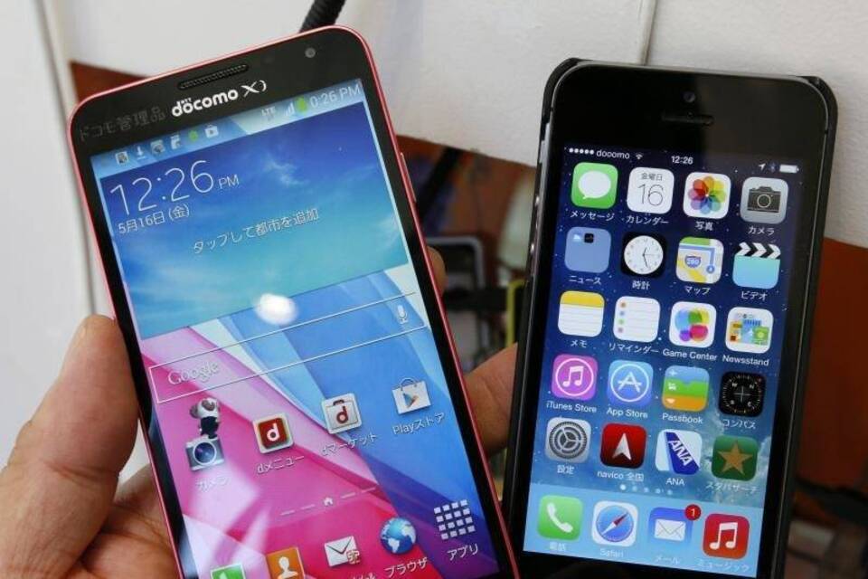 Apple und Samsung Apple und Samsung