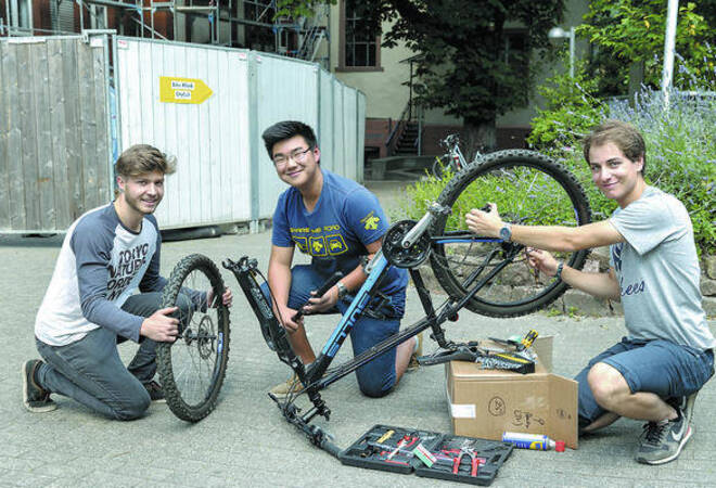 In Der Bike Klinik Wird Das Rad Wieder Fit Fur Den Sommer Nachrichten Aus Heidelberg Rnz