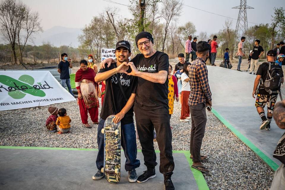 Skatepark in Nepal Skatepark in Nepal
