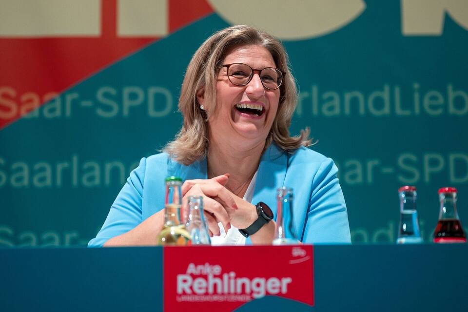 Saarländische SPD-Landeschefin Anke Rehlinger Saarländische SPD-Landeschefin Anke Rehlinger