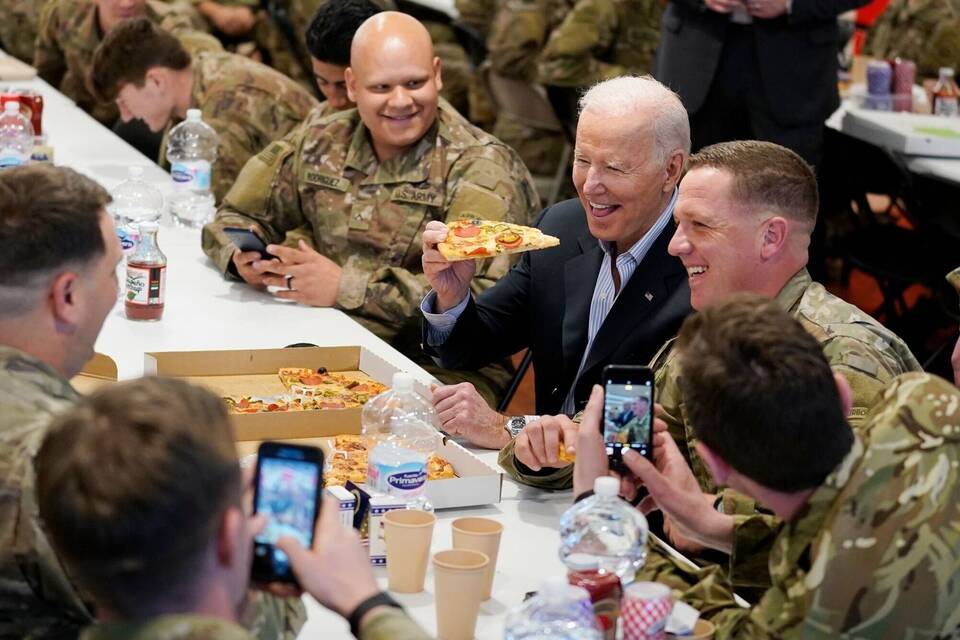 Biden in Jasionka Biden in Jasionka
