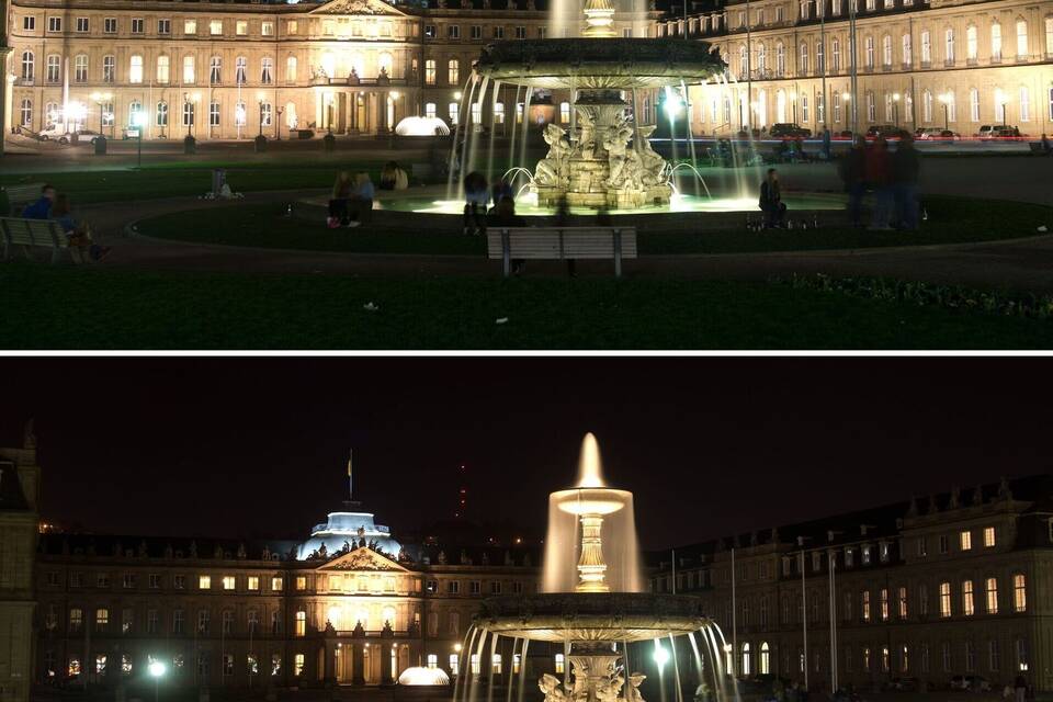 "Earth Hour" in Stuttgart