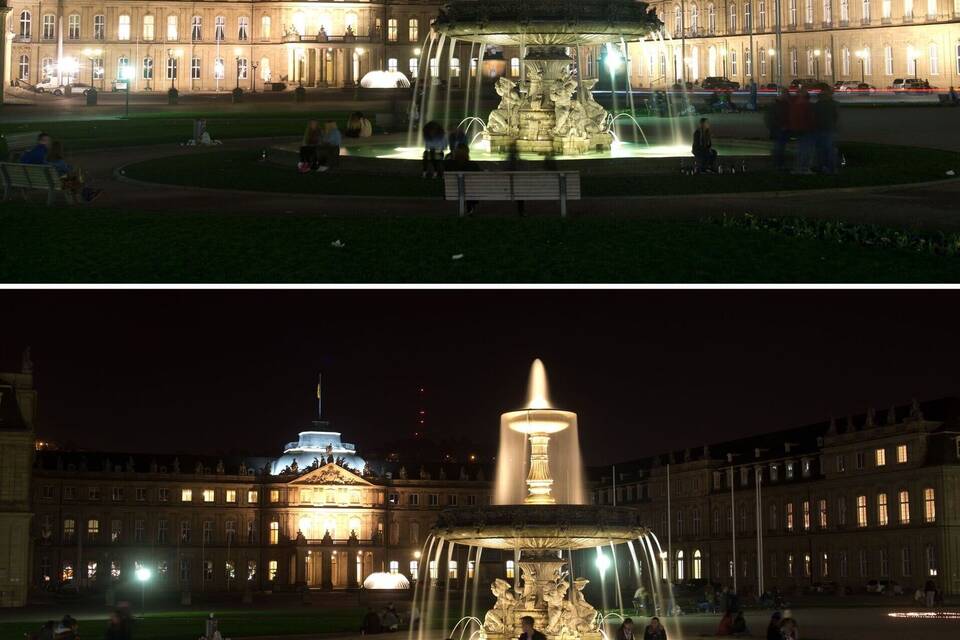 "Earth Hour" in Stuttgart "Earth Hour" in Stuttgart