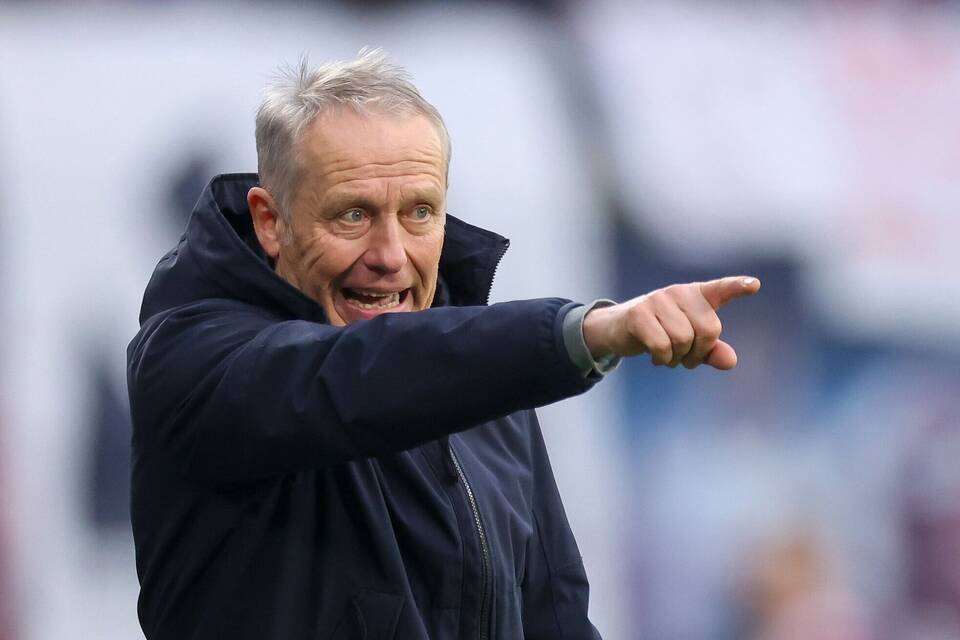 Trainer Christian Streich vom SC Freiburg Trainer Christian Streich vom SC Freiburg