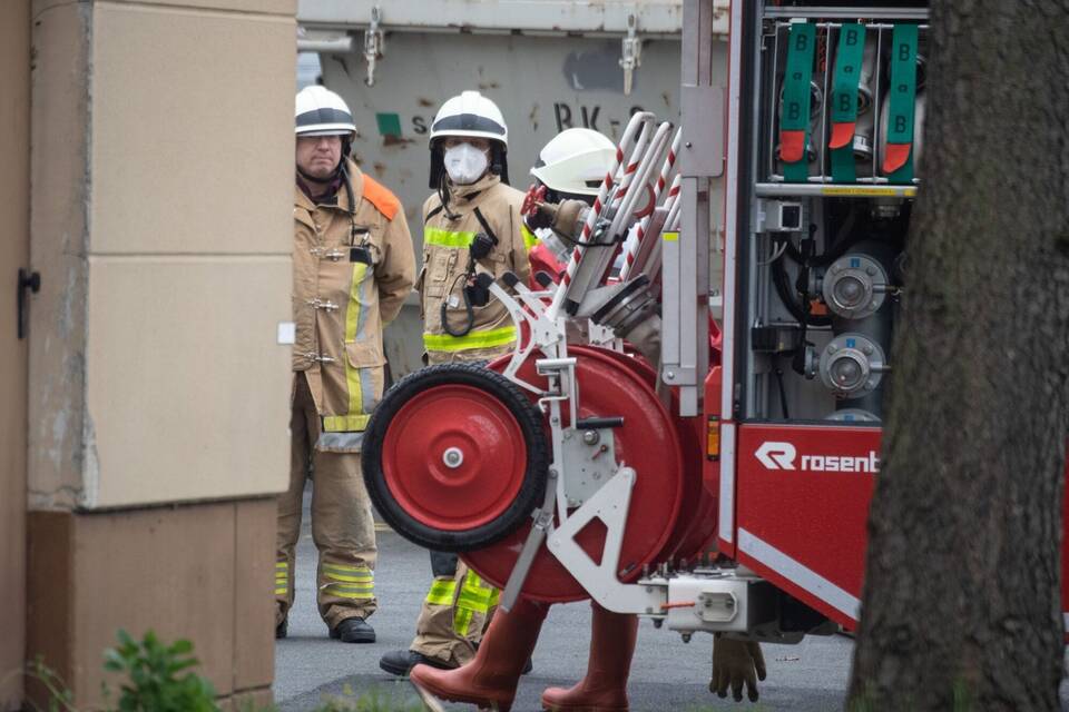 Feuerwehreinsatz in Fechenheim Feuerwehreinsatz in Fechenheim