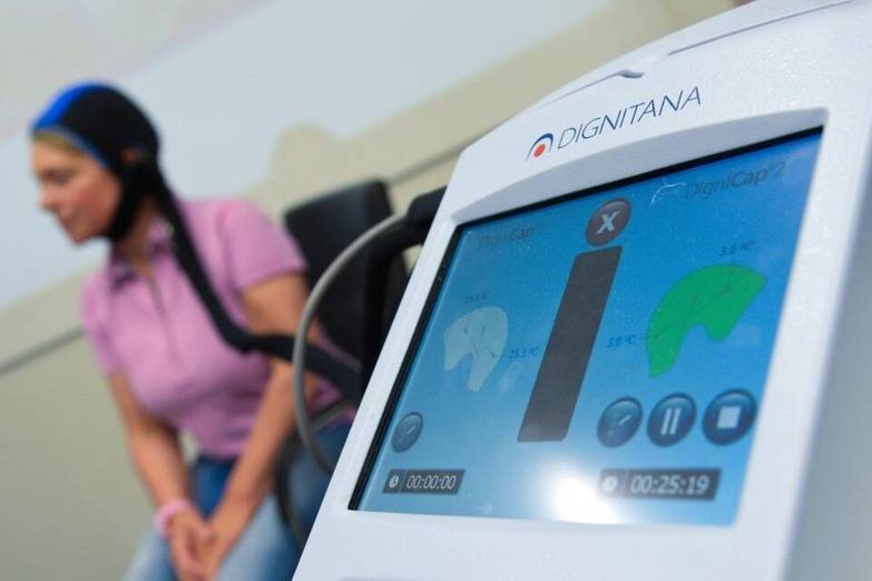 Kühlkappe kann Haarausfall bei Chemotherapie verhindern Kühlkappe kann Haarausfall bei Chemotherapie verhindern