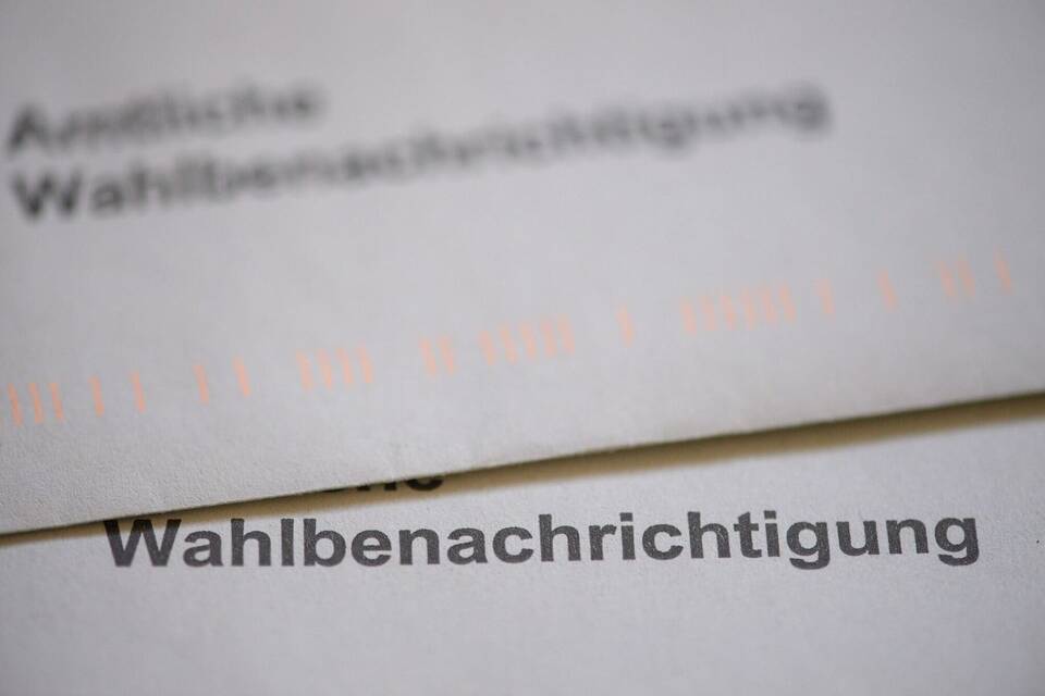 Wahlbenachrichtigung Wahlbenachrichtigung