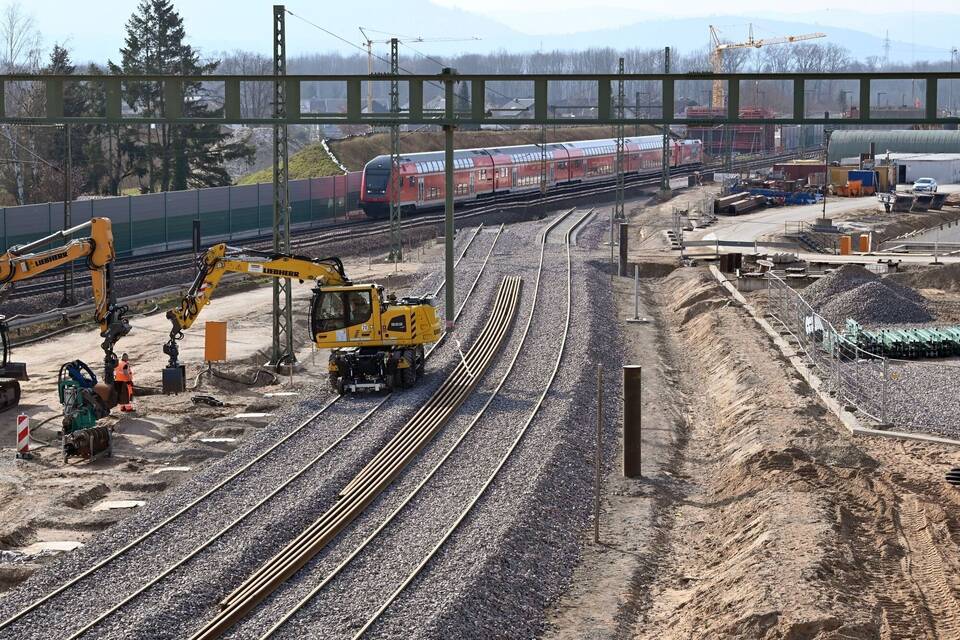Bahntunnelbaustelle Rastatt