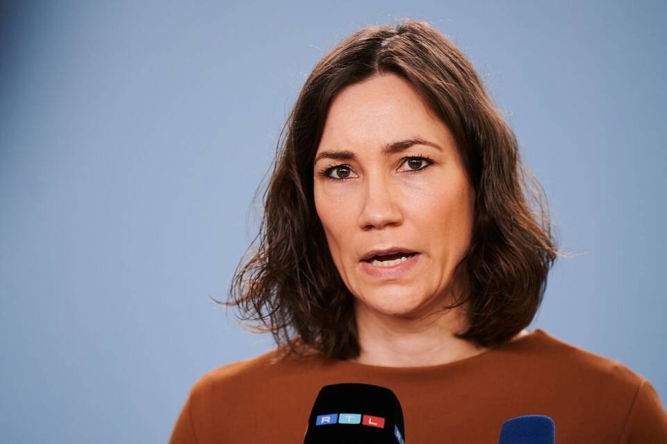 Bundesfamilienministerin Anne Spiegel (Grüne) Bundesfamilienministerin Anne Spiegel (Grüne)
