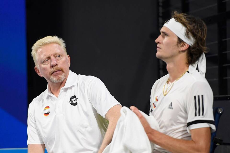 Becker und Zverev