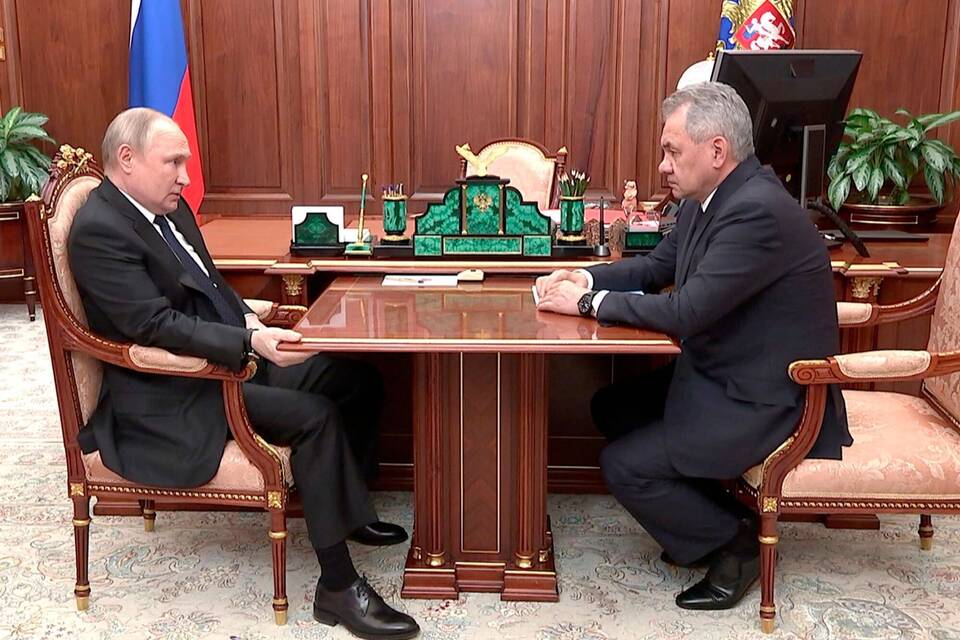 Wladimir Putin und Sergej Schoigu Wladimir Putin und Sergej Schoigu