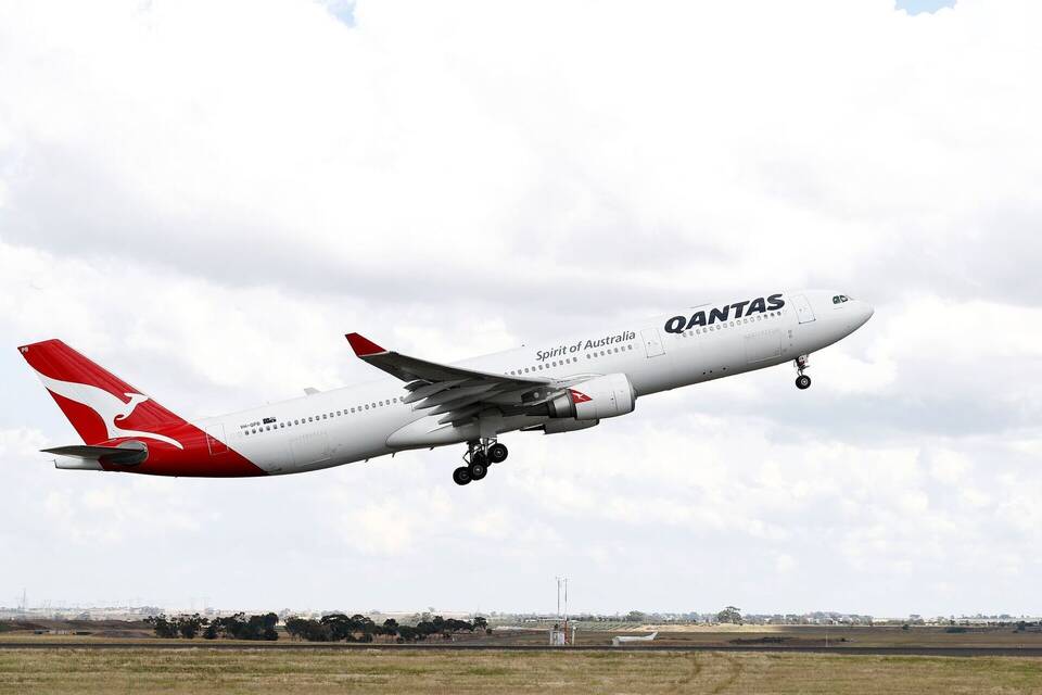 Flugzeug der Quantas Airlines