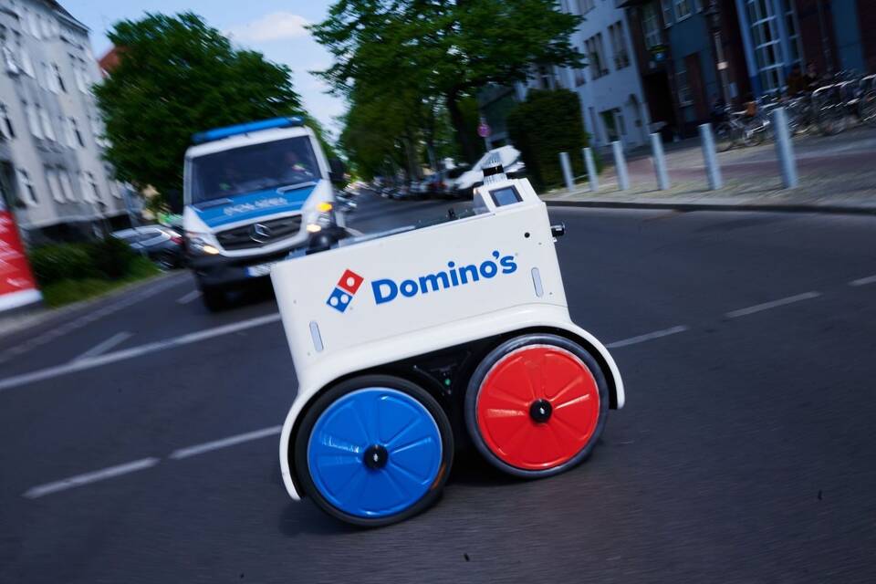 Pizza-Bringroboter