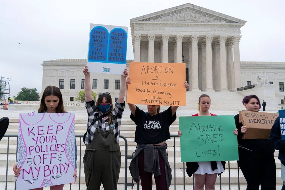 Protest vor Supreme Court