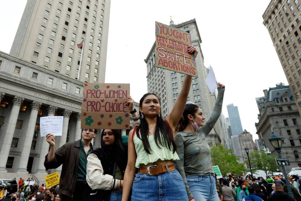 Abtreibungsrecht USA - Demonstration in New York Abtreibungsrecht USA - Demonstration in New York