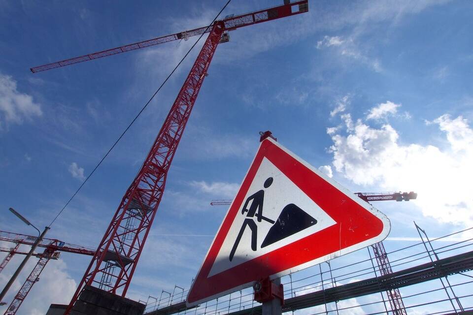 Baustelle in München Baustelle in München