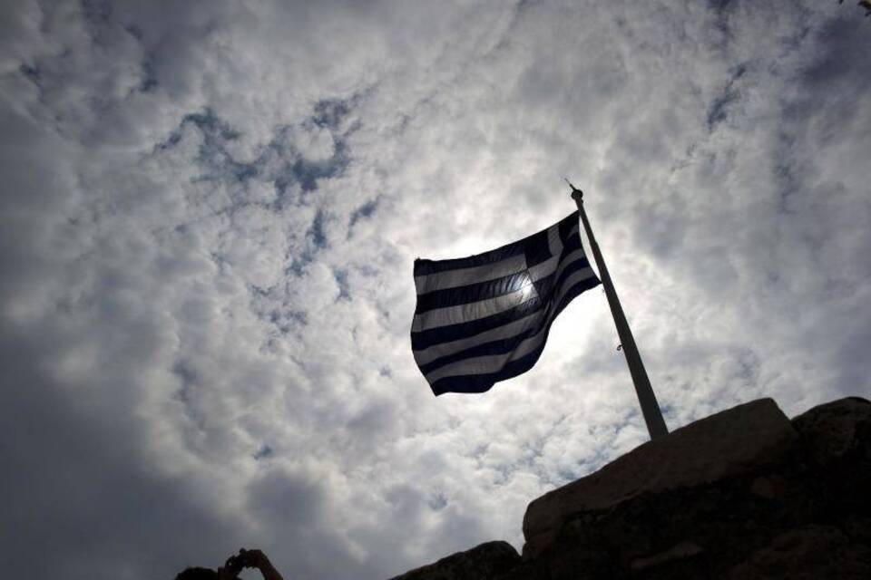 Flagge über Athen Flagge über Athen