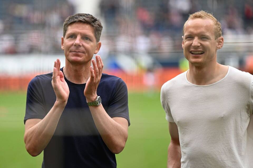 Oliver Glasner und Sebastian Rode Oliver Glasner und Sebastian Rode