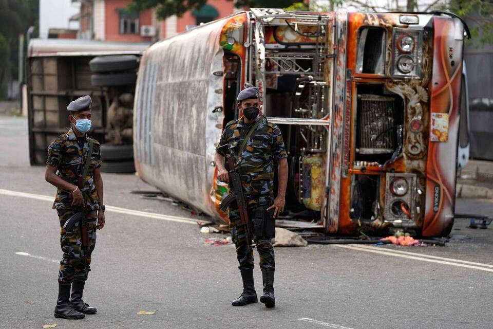 Unruhen auf Sri Lanka