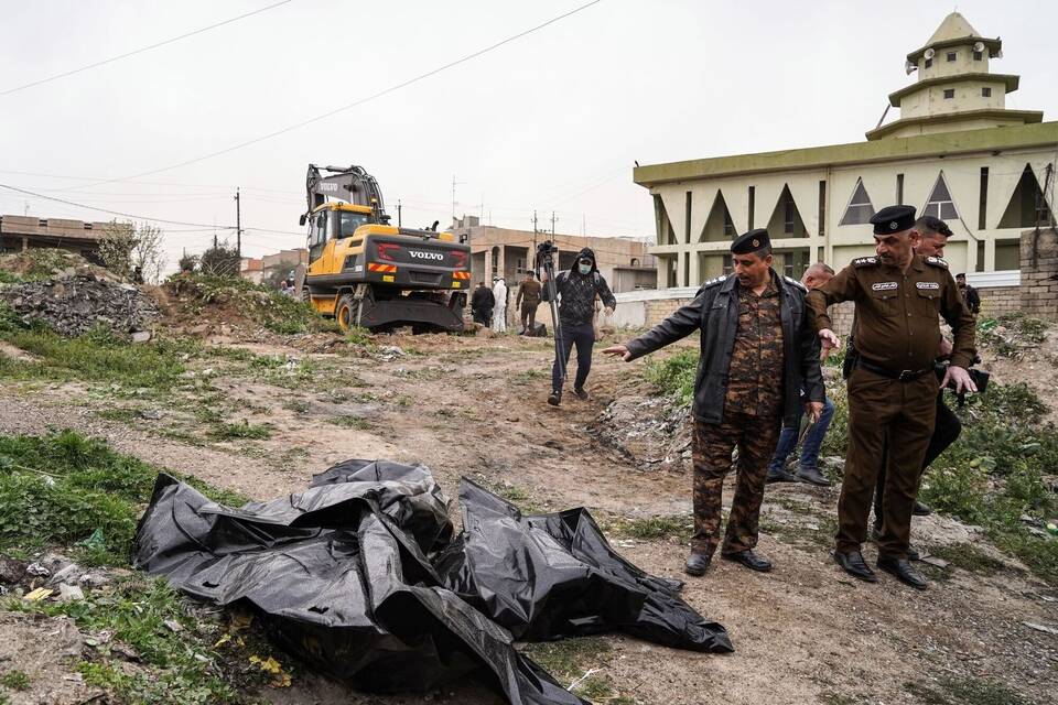 IS-Massengrab im Irak