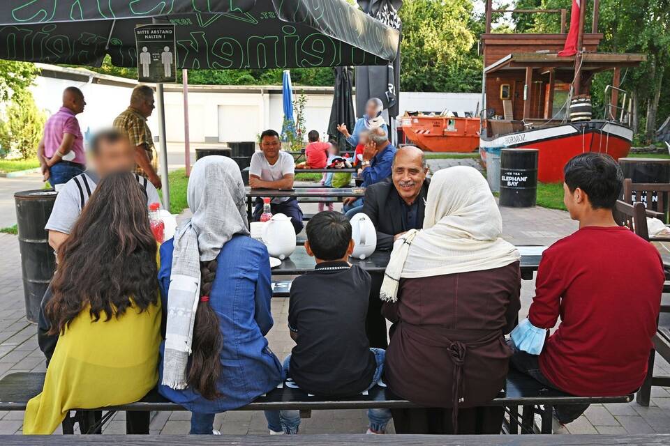 Menschen aus Afghanistan in Mainz