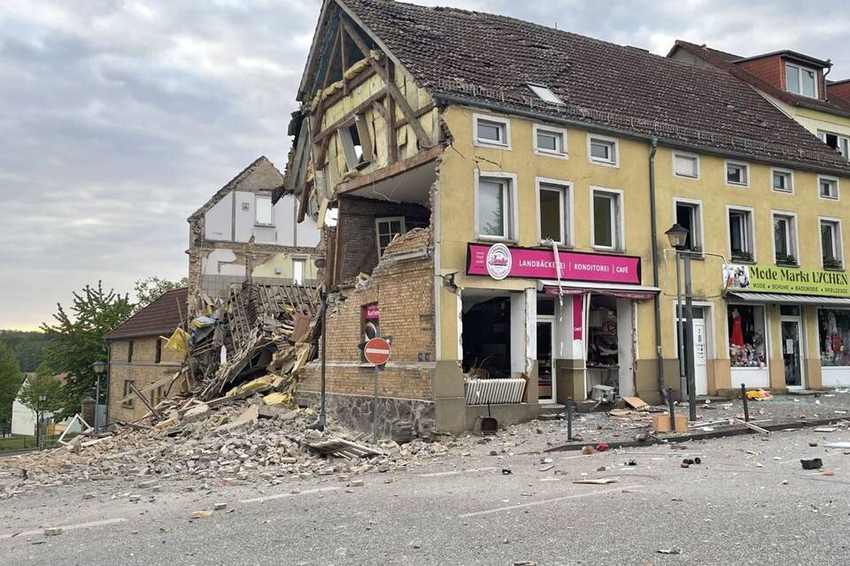 Explosion in Bäckerei