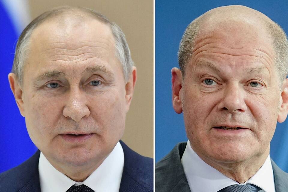 Putin und Scholz Putin und Scholz