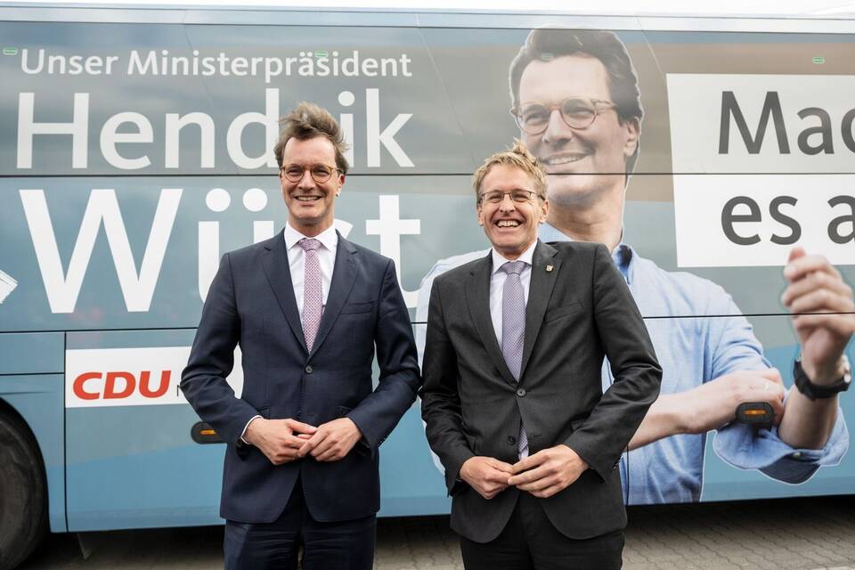 Wahlkampfabschluss in NRW Wahlkampfabschluss in NRW