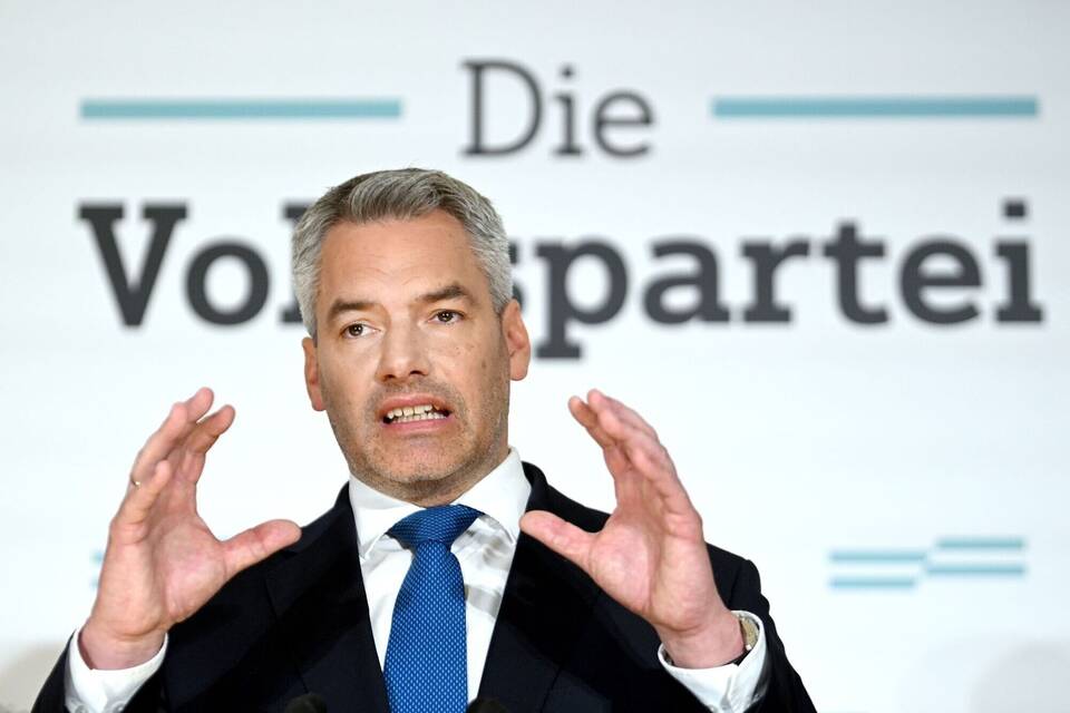 Österreichs Kanzler Nehammer Österreichs Kanzler Nehammer