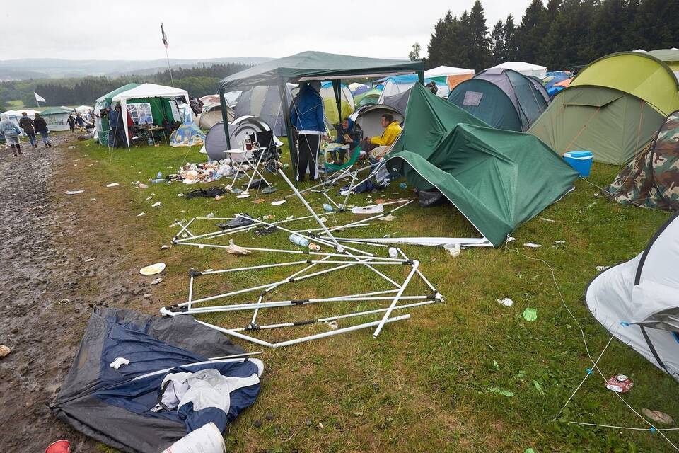 «Rock am Ring»-Zelte