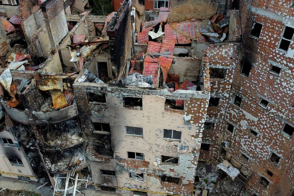 Zerstörung in Kiew