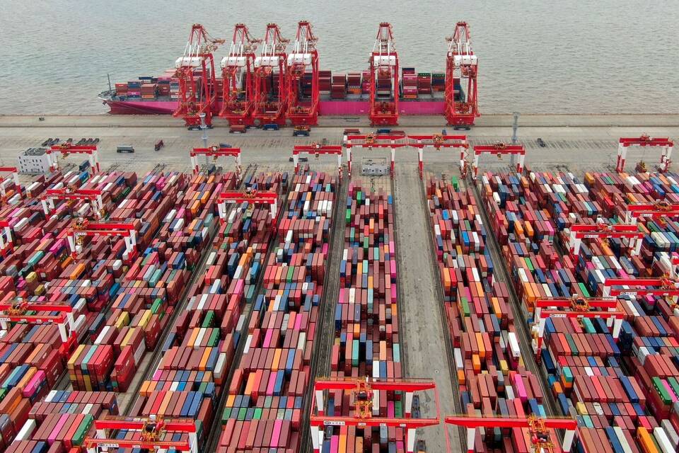 Containerhafen in Shanghai