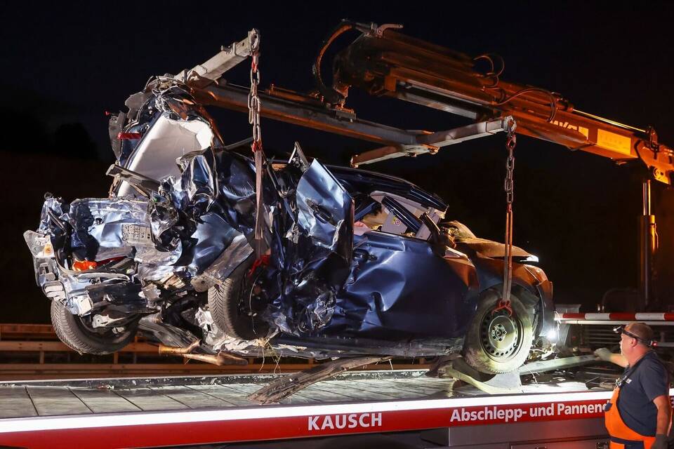 Schwerer Unfall auf A14 bei Halle