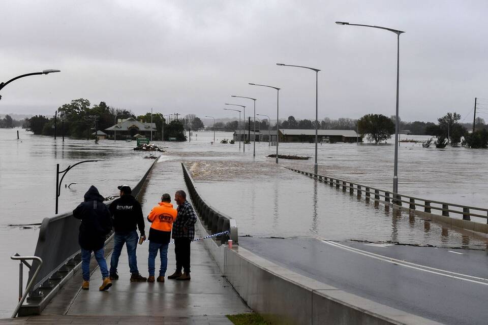 Überschwemmungen rund um Sydney