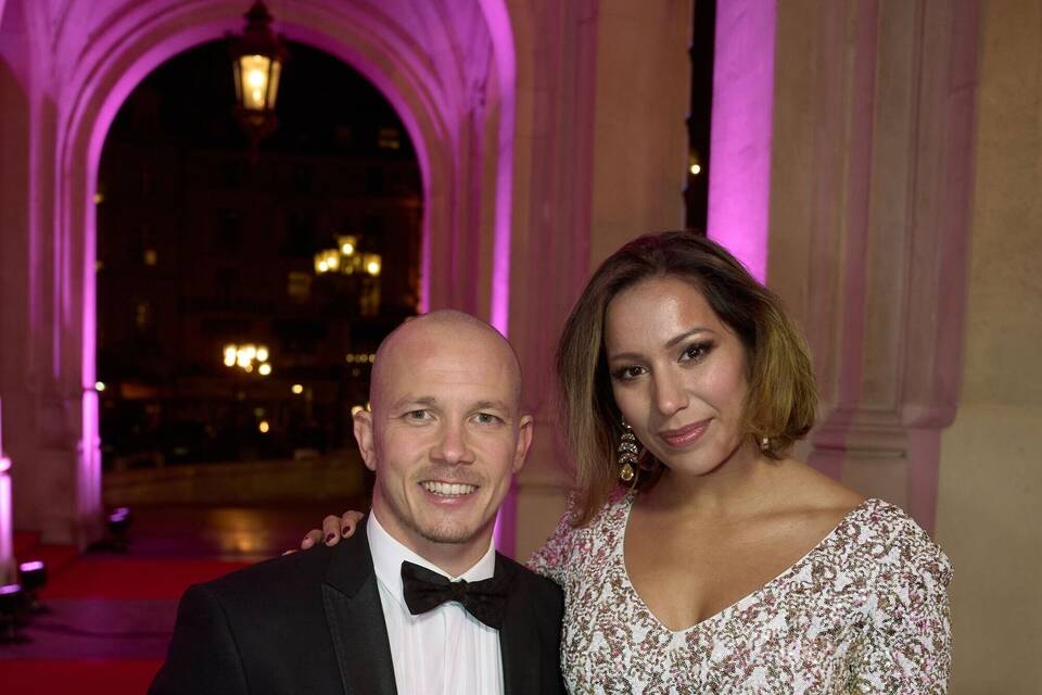 Fabian Hambüchen und Viktoria Feldbusch