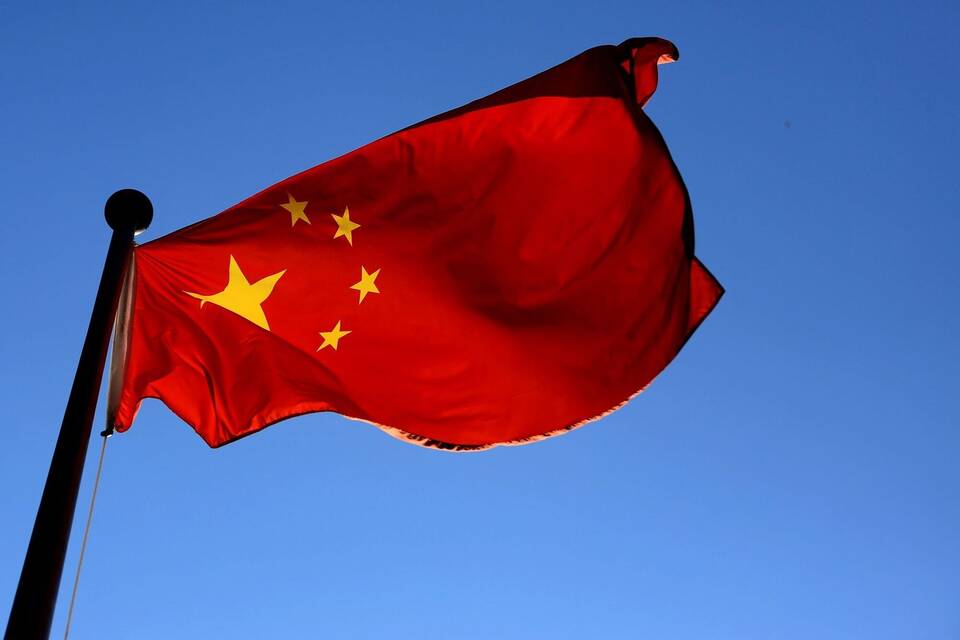 Chinesische Flagge Chinesische Flagge