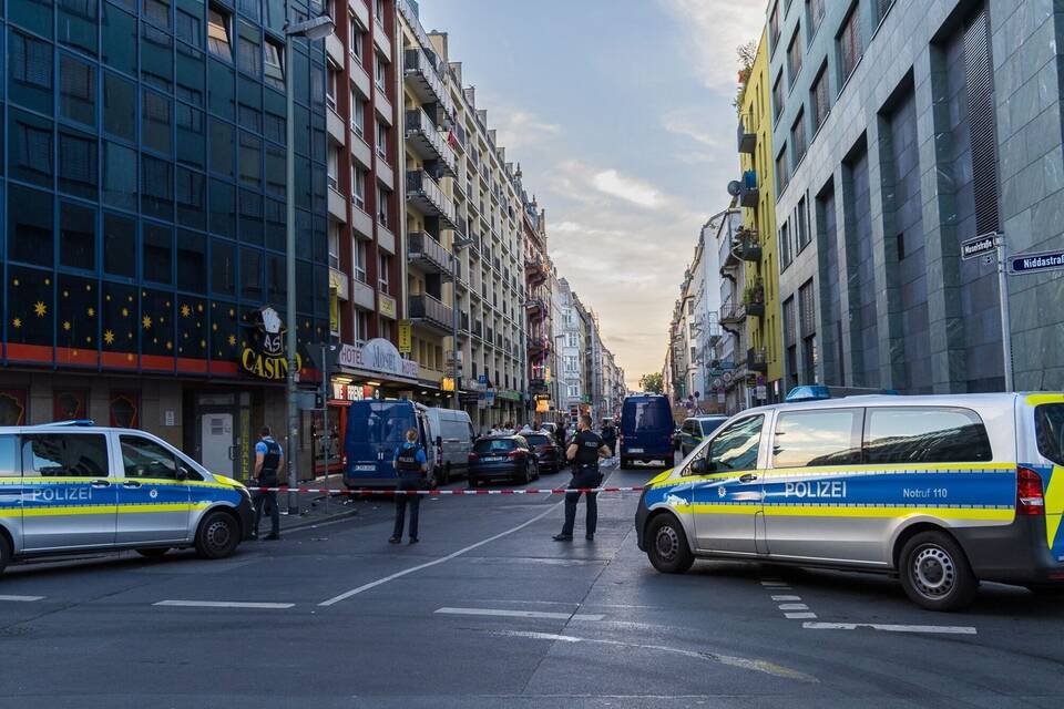 Polizeieinsatz in Frankfurt Polizeieinsatz in Frankfurt