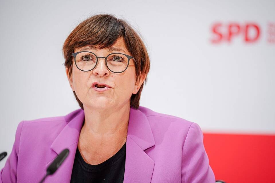 SPD-Bundesvorsitzende Saskia Esken SPD-Bundesvorsitzende Saskia Esken