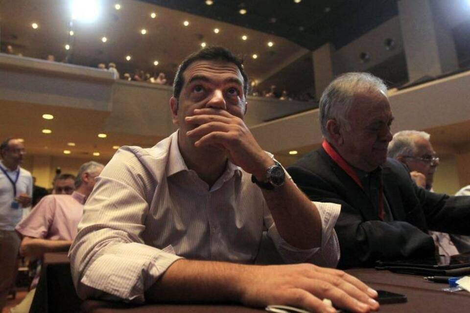 Tsipras im Zentralkomitee