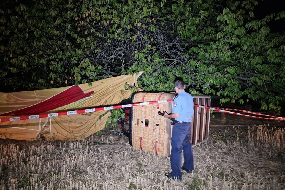 Tödlicher Unfall mit Heißluftballon